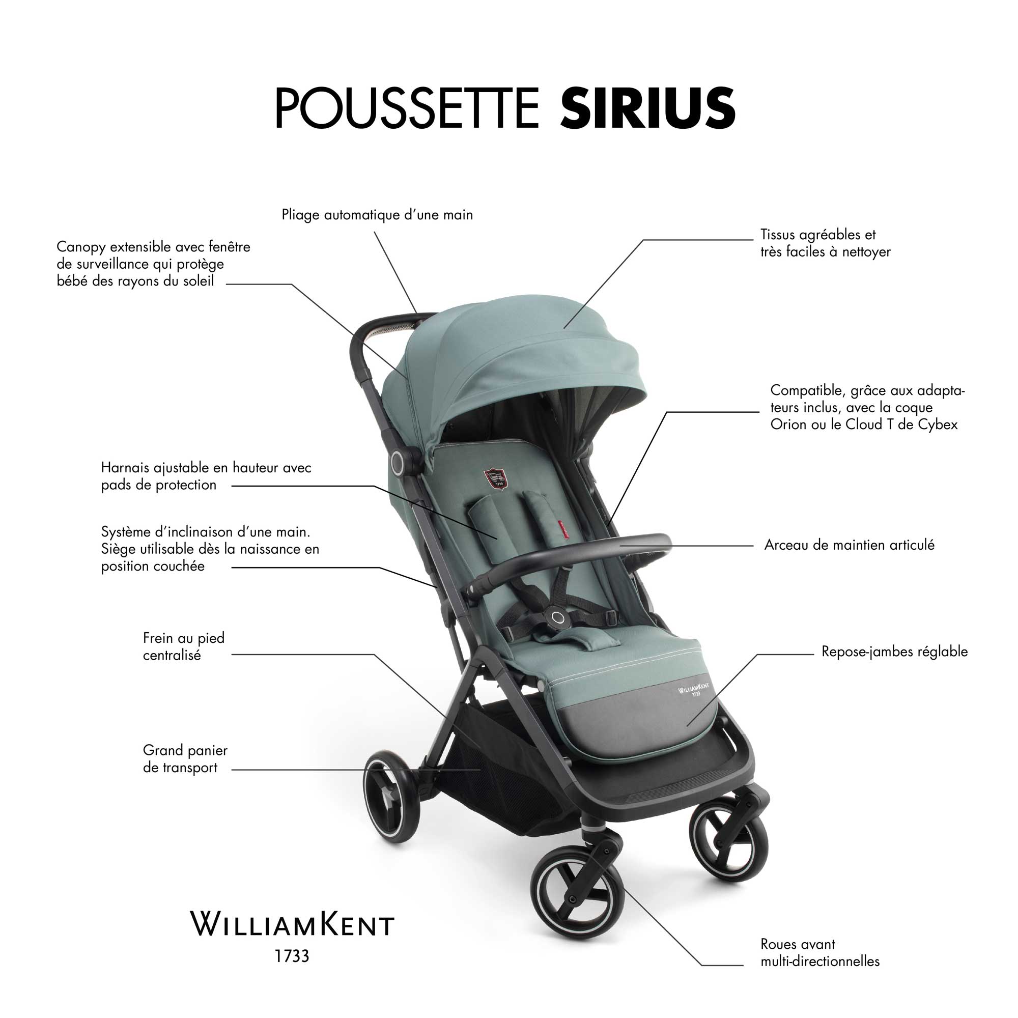 Poussette automatique deals
