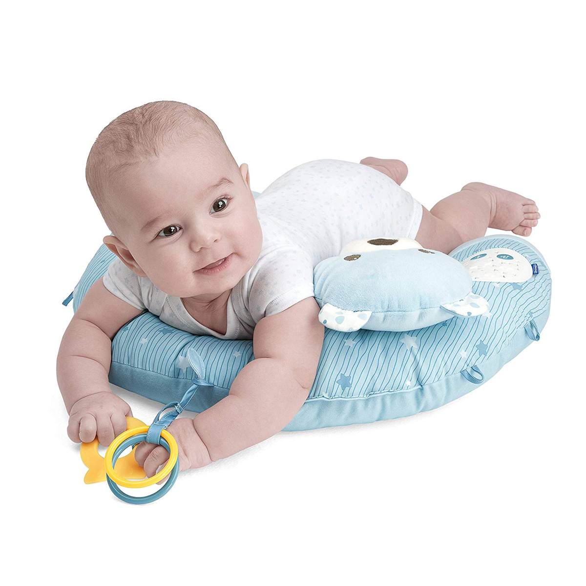 Coussin Mon Premier Nid Bleu De Chicco Tapis D Eveil Aubert Coussin Mon Premier Nid Bleu De Chicco Tapis D Eveil Aubert