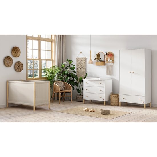 Chambre Tela : Lit 60x120 + commode   de Vox