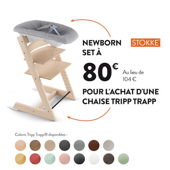 Offre Tripp Trapp : le Newborn Set à 80 € au lieu de 104 €   de Stokke®