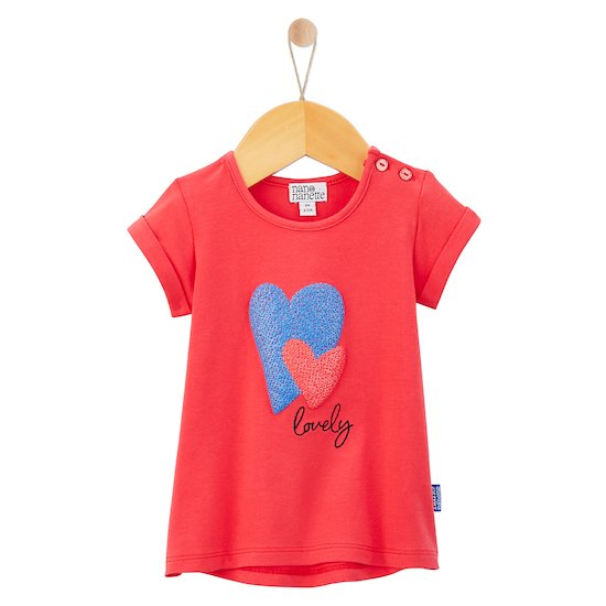 T-shirt manches courtes Santa Cruz Rouge de Nano & nanette Aubert Dernière chance sur la Puériculture !