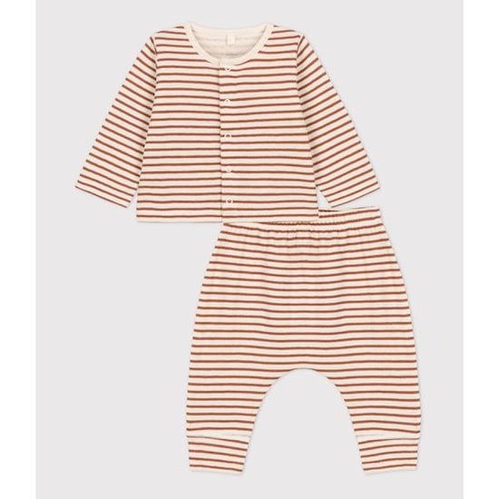 Ensemble 2 pièces tubique en coton Avalanche 3 mois de Petit Bateau