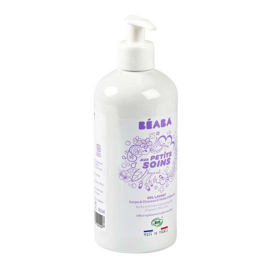 Gel lavant corps et cheveux à l’huile d’olive bio  500 ml de Béaba