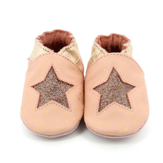 Chaussons Fire Star Rose clair 21/22 de Robeez