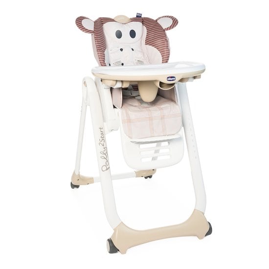 Chaise Polly 2 Start 4 roues Monkey  de Chicco