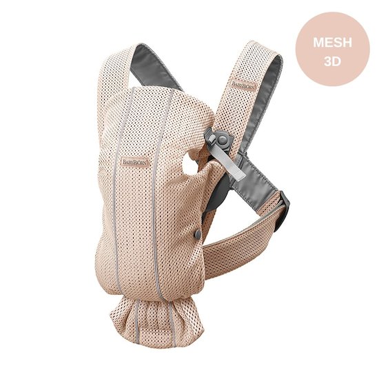 Porte-bébé Mini Rose nacre Mesh 3D  de BabyBjörn