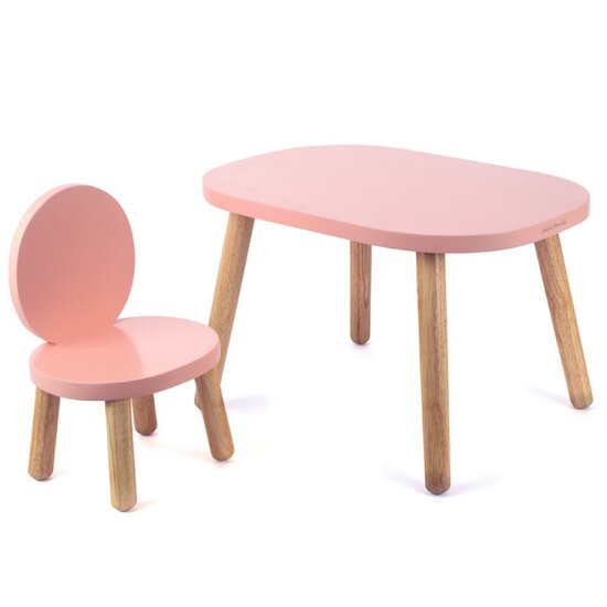 Pack : Ma première table et Mes premières chaises Ovaline   de Piou Piou et Merveilles