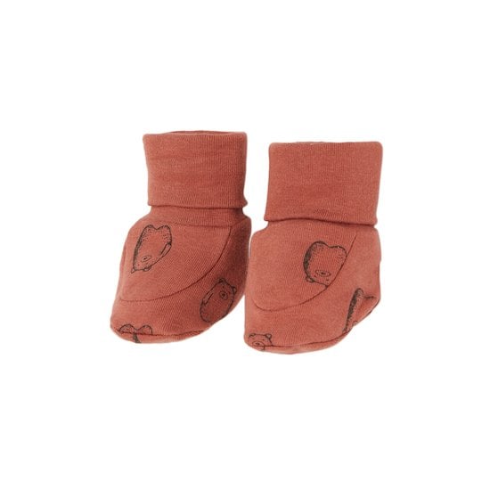 Milk Caramel Chaussons Ourson Brown  de Marèse