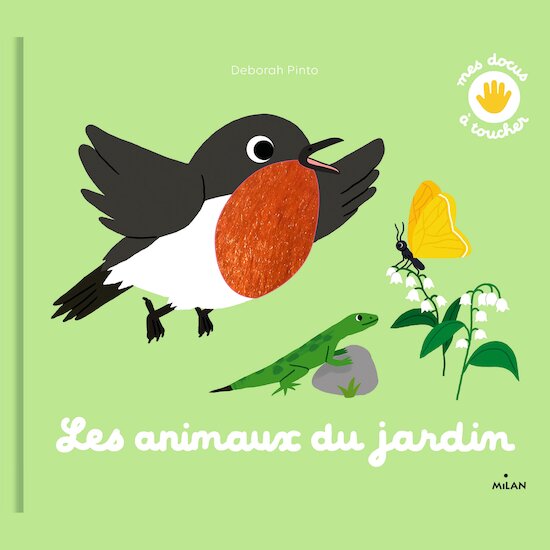 Livre - Les animaux de la ferme - à toucher   de Milan