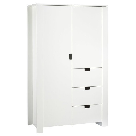 City armoire 2 portes Blanc  de Sauthon Baby's Sweet Home