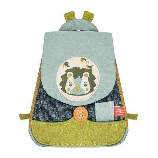 Sac à dos pour enfant Lion Criquet  de L'Oiseau Bateau