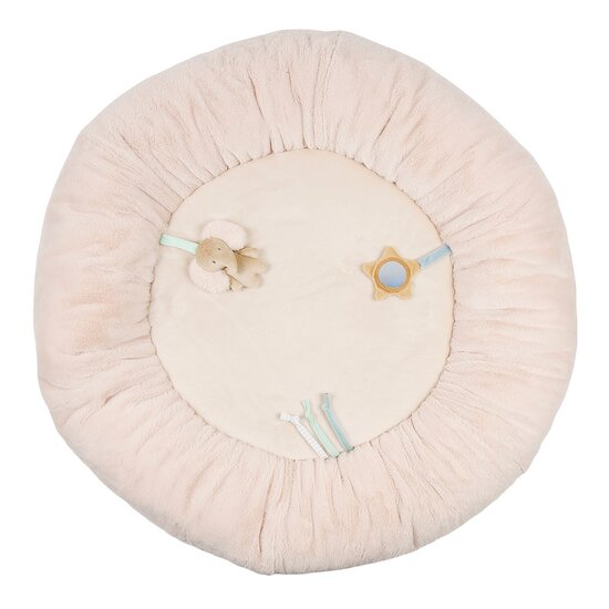 Flo, Ernest & Oli Tapis pouf d'éveil avec arches Beige  de Nattou Flo, Ernest & Oli Tapis pouf d'éveil avec arches Beige  de Nattou