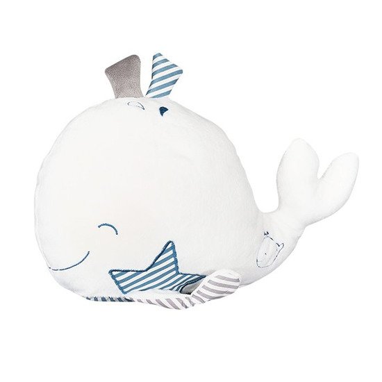 Blue Baleine doudou   de Sauthon Baby's Sweet Home