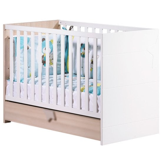 Norway lit 60x120 Hêtre  de Sauthon Baby's Sweet Home