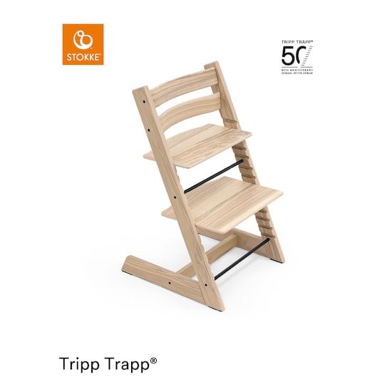 Chaise haute Tripp Trapp® Coloris anniversaire frêne naturel  de Stokke®