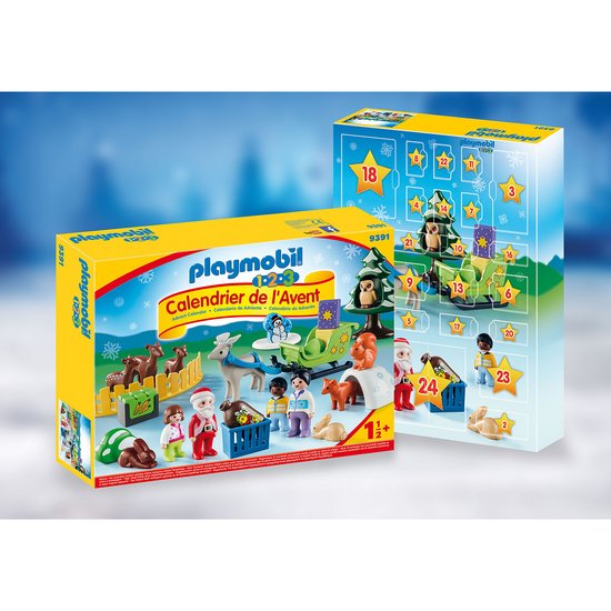 Calendrier De L Avent 1 2 3 Pere Noel Multicolore De Playmobil Jouets D Activites Aubert Calendrier De L Avent 1 2 3 Pere Noel Multicolore De Playmobil Jouets D Activites Aubert