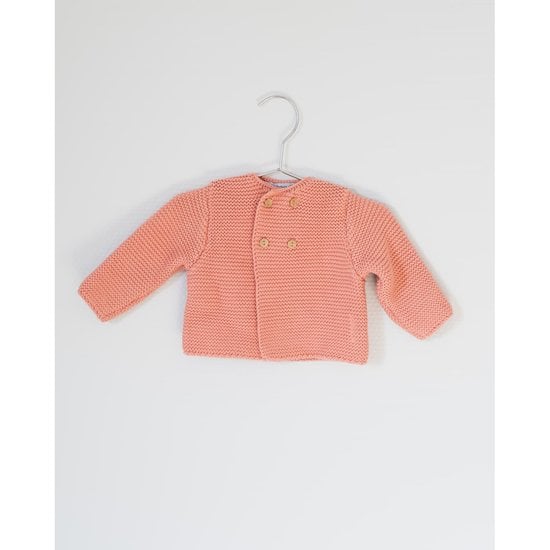Cardigan en coton Rose  de La Manufacture de Layette