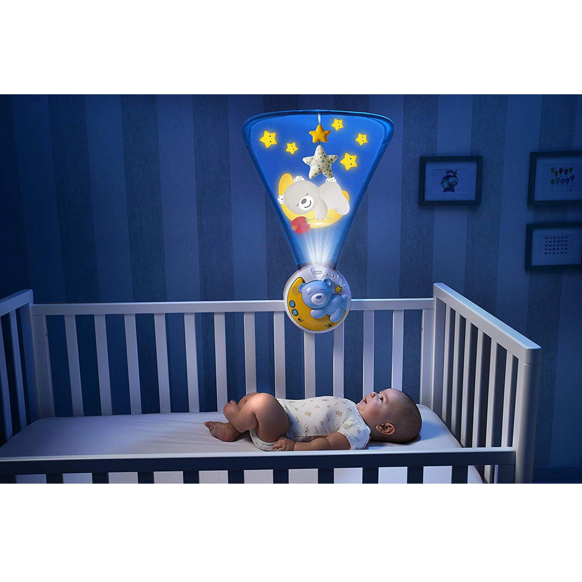 Mobile Next2moon First Dreams Bleu De Chicco Mobiles Aubert