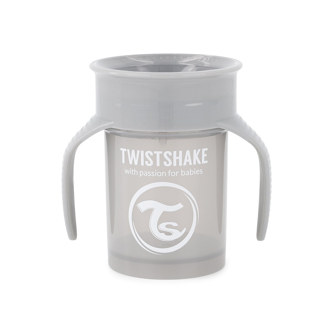 Tasse d'apprentissage 360° Gris 230 ml de Twistshake, Tasses & verres :  Aubert