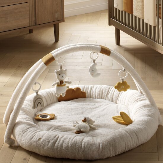 Tapis d'éveil coton bio Petit Soleil   de Sauthon Baby Déco Tapis d'éveil coton bio Petit Soleil   de Sauthon Baby Déco