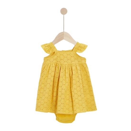 Ensemble Robe + Bloomer Jaune soleil  de P'tit bisou