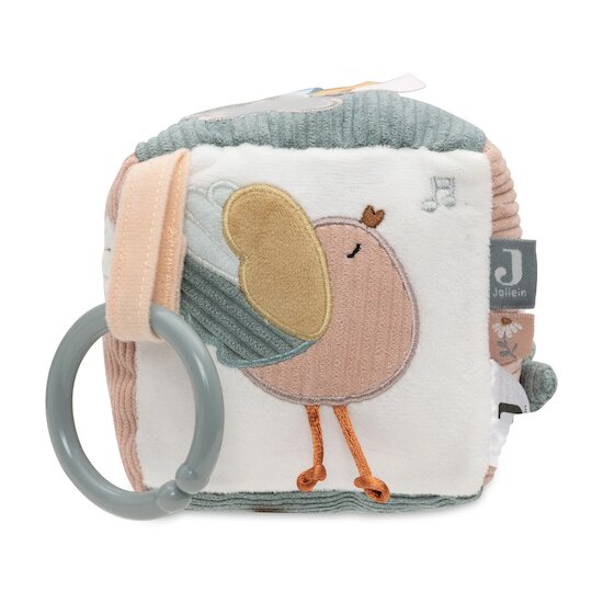 Lovely Birds Cube d'activités Rose  de Jollein