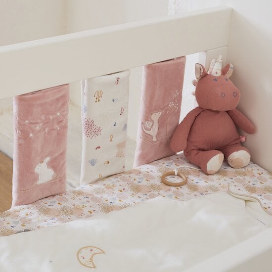Lina & Joy Peluche musicale Mousseline  Rose  de Noukies Lina & Joy Peluche musicale Mousseline  Rose  de Noukies
