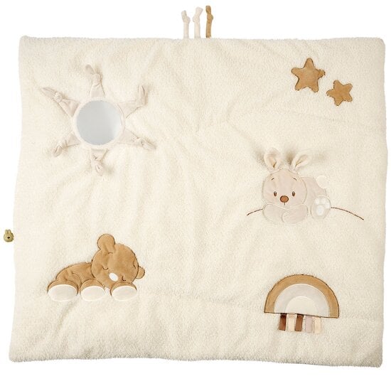 Teddy Tapis de jeu avec arche Blanc cassé 70 cm de Nattou Teddy Tapis de jeu avec arche Blanc cassé 70 cm de Nattou