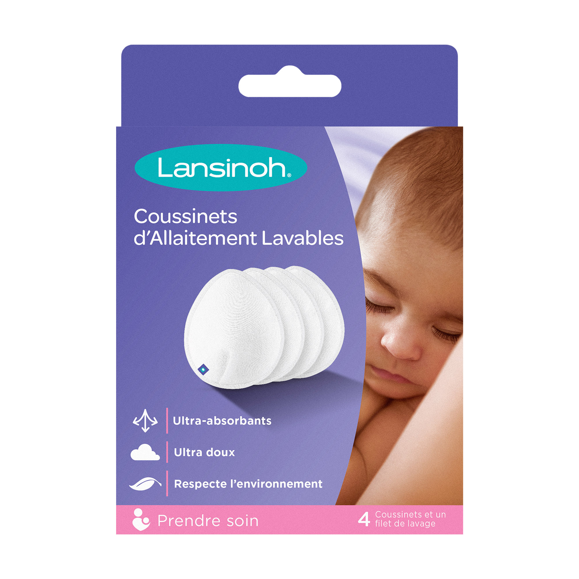 6 Coussinets d'allaitement lavables Bébé Confort