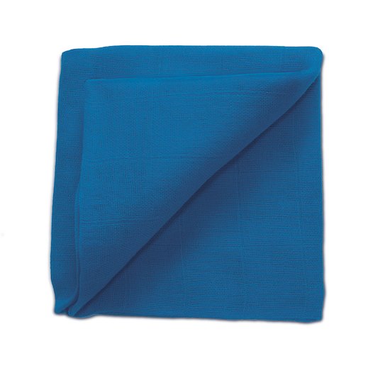 Lange 60 x 60 cm bleu  de Zewi Bébéjou