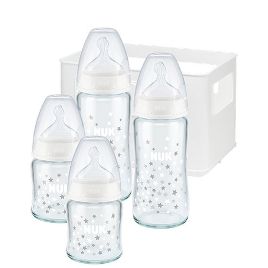 Nuk Anti-Colic Professional Biberon anti-coliques col large - 0-6 mois