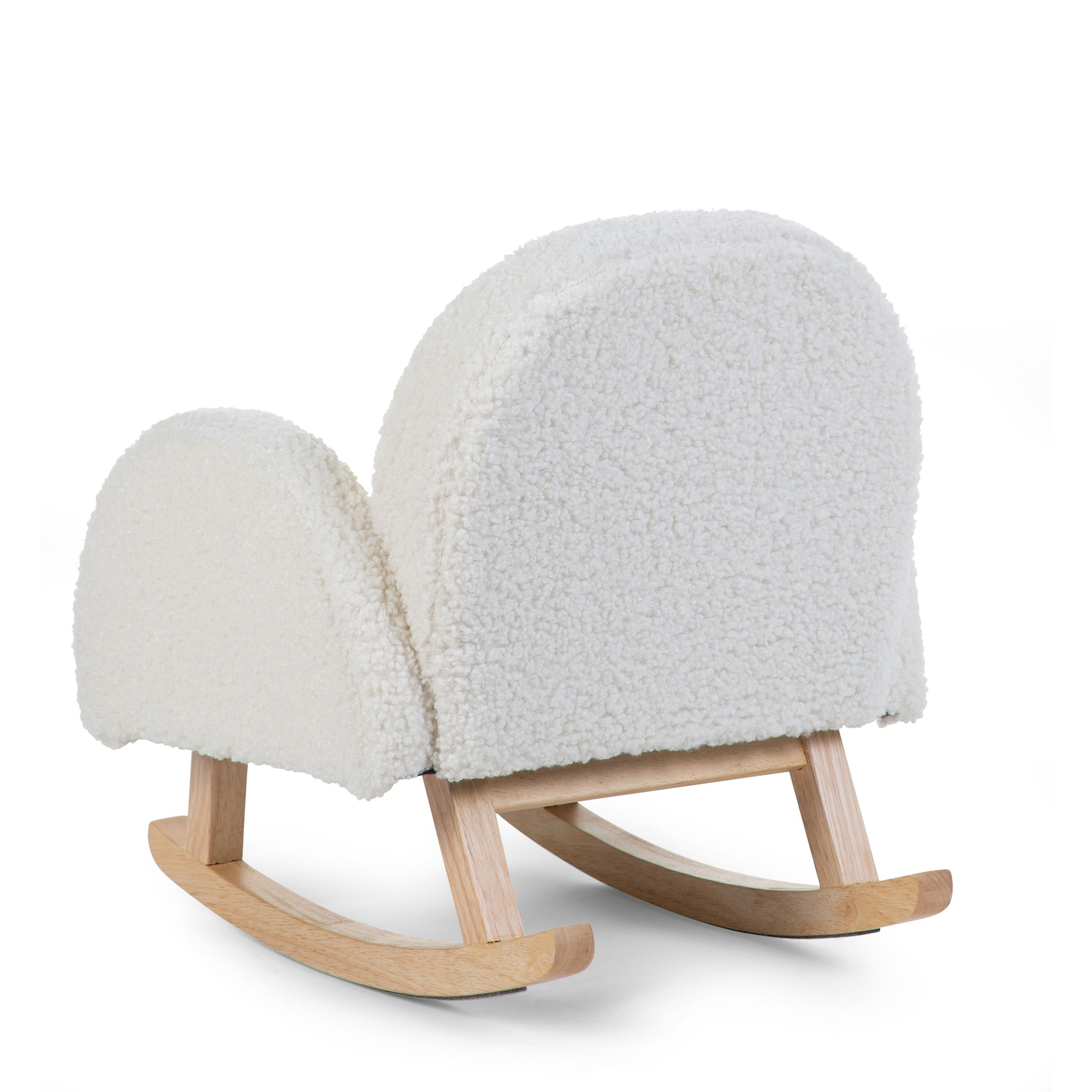 Chaise A Bascule Pour Enfants Teddy Ecru Naturel De Childhome Childhome Aubert