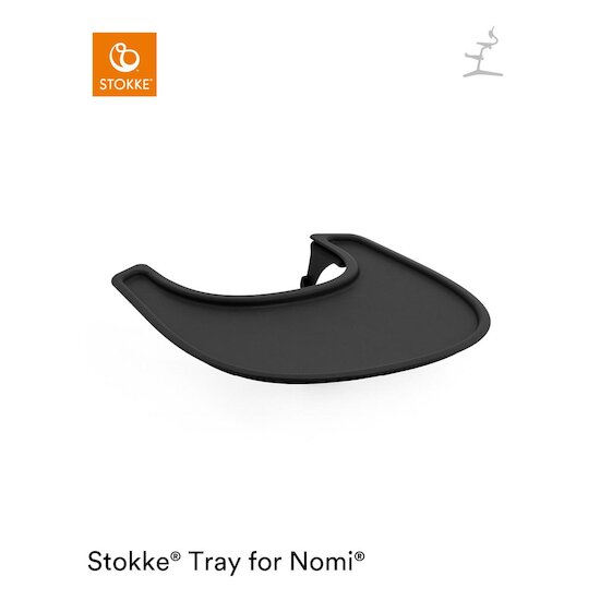 Plateau Tray pour Nomi® Noir  de Stokke®