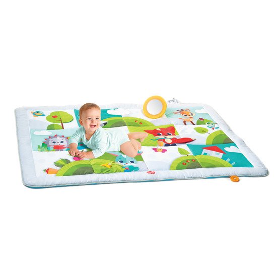 Tapis Geant Dans La Prairie Multicolore De Tiny Love Tapis D Eveil Aubert
