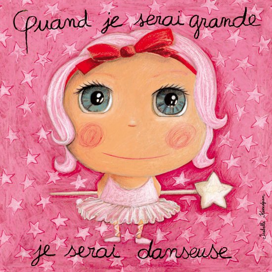 Tableau Danseuse 15 x 15 cm de Label Tour