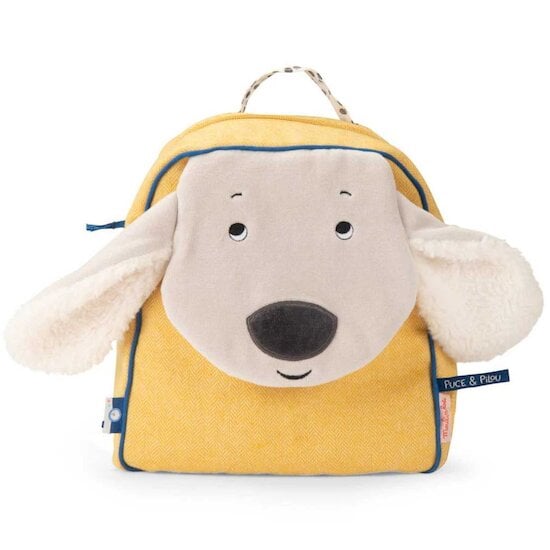 Puce & Pilou Sac à dos Pilou Jaune  de Moulin Roty