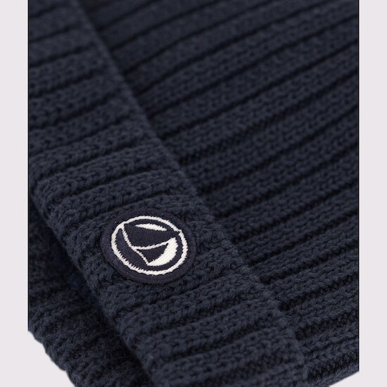 Bonnet en tricot doublé Smoking  de Petit Bateau Bonnet en tricot doublé Smoking  de Petit Bateau