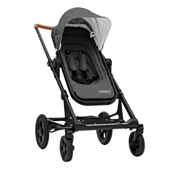 Poussette Papilio Seed Black Cognac / Leather Dark Grey  de Britax