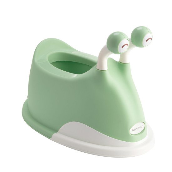 MAÏKA Pot de toilette blanc pour bébé - design réaliste - sonore