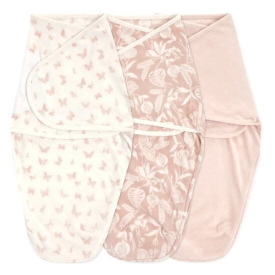 Lot de 3 maxi langes d'emmaillotage en velboa Graden  de aden + anais essentials