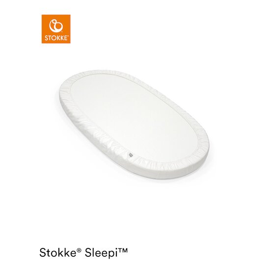 Drap-housse Sleepi™ V3 Blanc  de Stokke® Drap-housse Sleepi™ V3 Blanc  de Stokke®