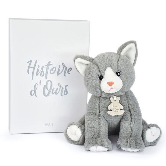 Bébé Chat Gris 18 cm de Histoire d'ours