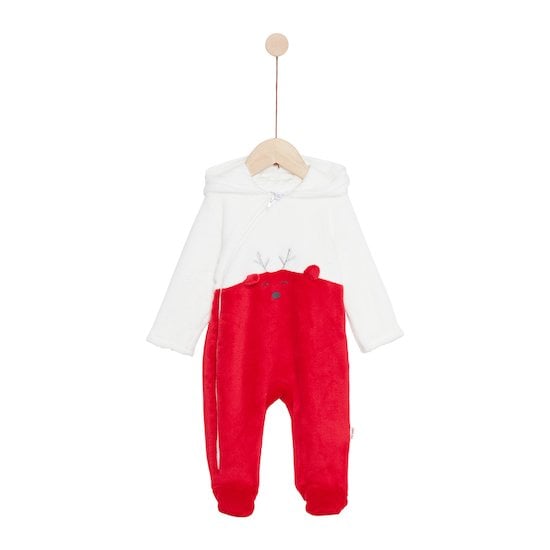 Pyjama à cœurs rouges bébé MARSHMALLOW/TERKUIT