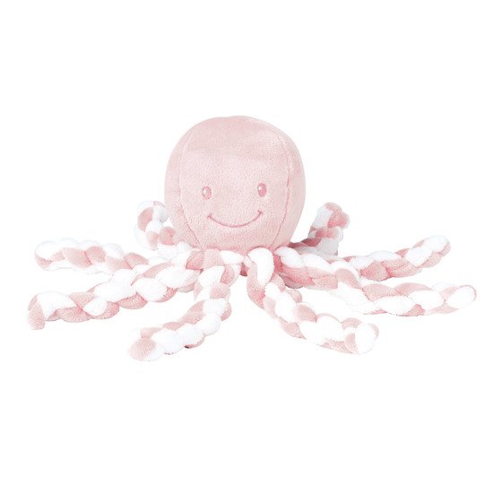 Lapidou Peluche Pieuvre Rose / Blanc  de Nattou