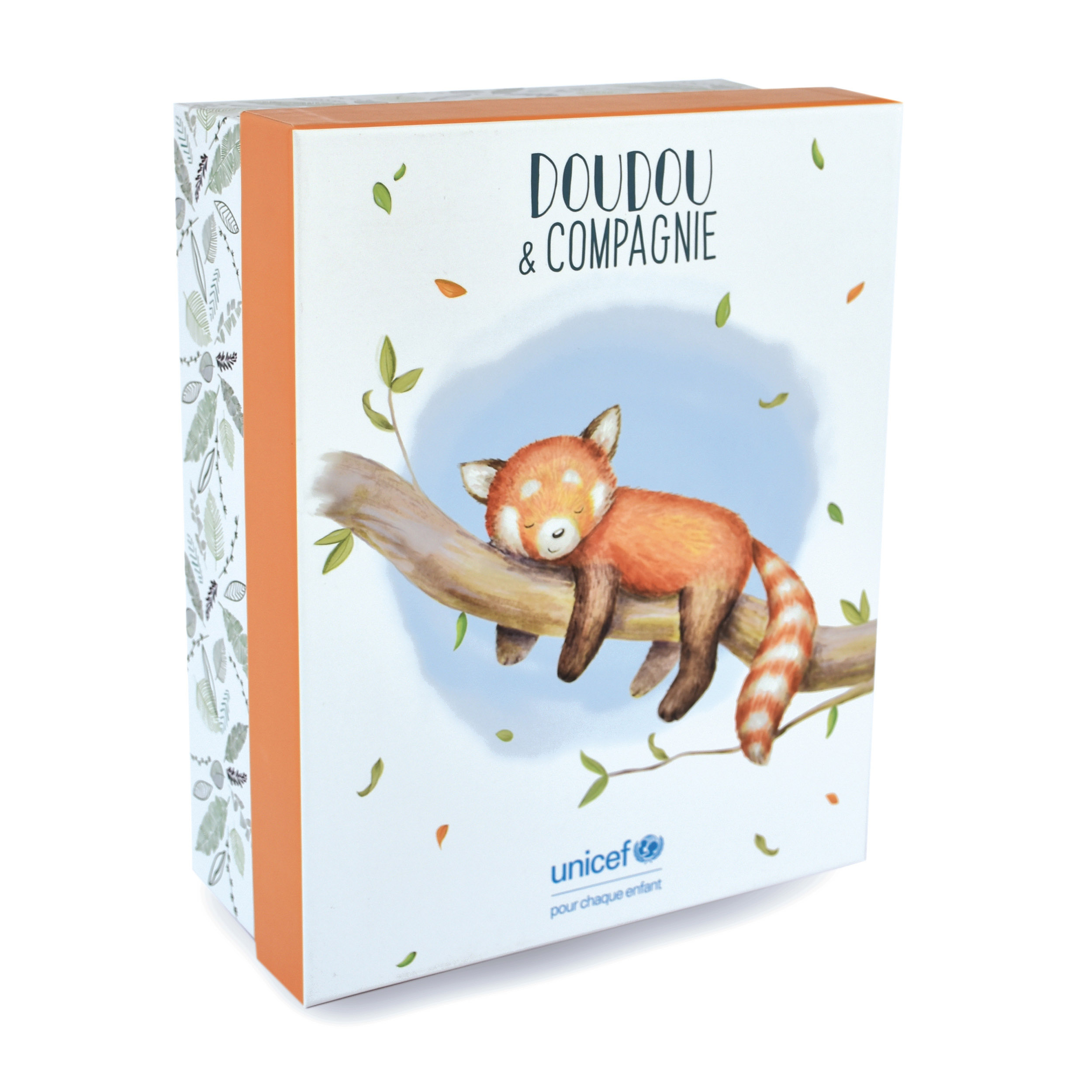Unicef Doudou attache-sucette Panda roux de Histoire d'ours, Doudous :  Aubert