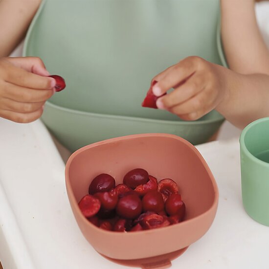 Bavoir silicone Vert Sauge  de Béaba