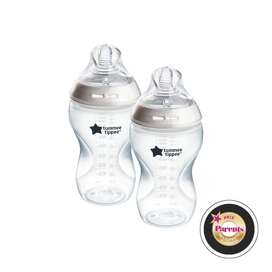 Biberon anti-colique Natural Start Lot de 2 Transparent 340 ml de Tommee Tippee Biberon anti-colique Natural Start Lot de 2 Transparent 340 ml de Tommee Tippee