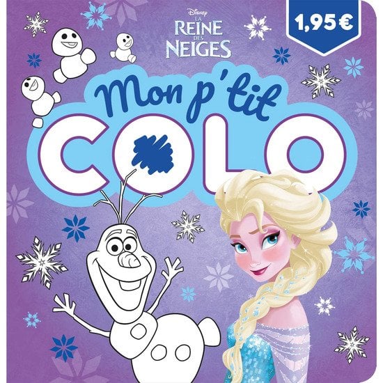 Mon p'tit colo Reine des neiges Violet  de Hachette Jeunesse Disney