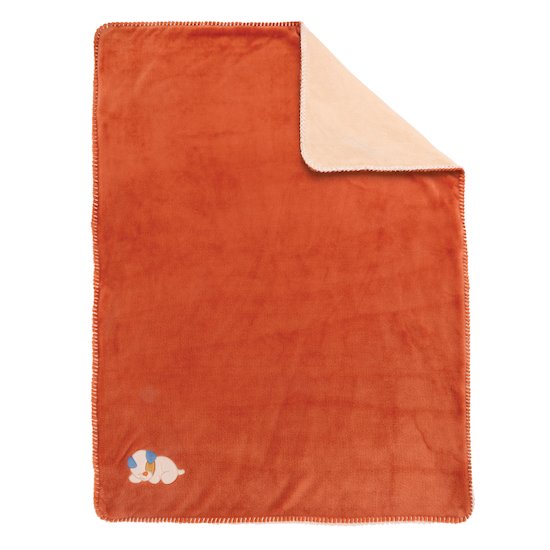 Jim & Bob Couverture supersoft Orange  de Nattou