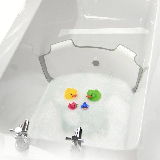 Reducteur De Baignoire Blanc Gris De Babydam Accessoires De Bain Aubert Reducteur De Baignoire Blanc Gris De Babydam Accessoires De Bain Aubert